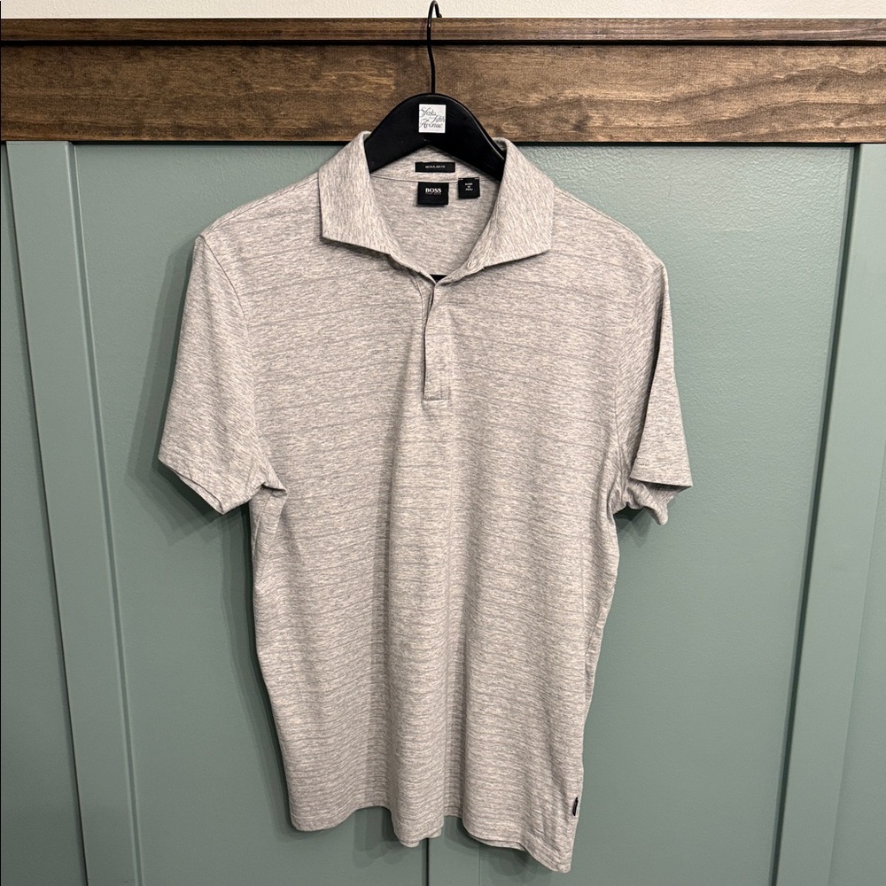 Hugo Boss Men's Gray Polo Shirt XL - Never Worn